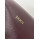 LOEWE Large Flamenco Purse Bag In Mellow Nappa Lambskin - Dark Burgundy