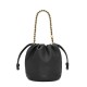 LOEWE Flamenco Purse Bucket In Mellow Nappa Lambskin - Black