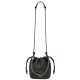 LOEWE Flamenco Purse Bucket In Mellow Nappa Lambskin - Black