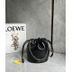 LOEWE Flamenco Purse Bucket In Mellow Nappa Lambskin - Black