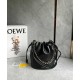 LOEWE Flamenco Purse Bucket In Mellow Nappa Lambskin - Black