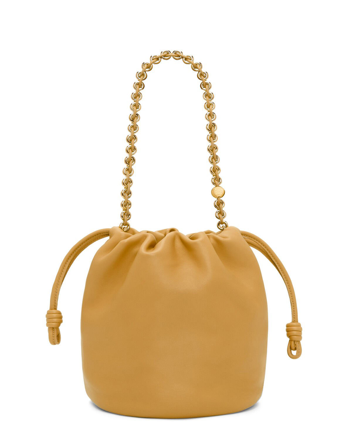 LOEWE Flamenco Purse Bucket In Mellow Nappa Lambskin - Sahara