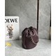 LOEWE Flamenco Purse Bucket In Mellow Nappa Lambskin - Dark Burgundy