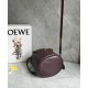 LOEWE Flamenco Purse Bucket In Mellow Nappa Lambskin - Dark Burgundy