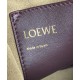 LOEWE Flamenco Purse Bucket In Mellow Nappa Lambskin - Dark Burgundy