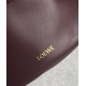 LOEWE Flamenco Purse Bucket In Mellow Nappa Lambskin - Dark Burgundy