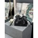 LOEWE Mini Flamenco Clutch Bag In Nappa Calfskin - Black