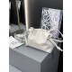 LOEWE Mini Flamenco Clutch Bag In Nappa Calfskin - Sea Salt