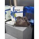 LOEWE Mini Flamenco Clutch Bag In Nappa Calfskin - Chocolate