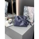 LOEWE Mini Flamenco Clutch Bag In Nappa Calfskin - Abyss Blue