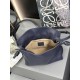 LOEWE Mini Flamenco Clutch Bag In Nappa Calfskin - Abyss Blue