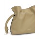 LOEWE Mini Flamenco Clutch Bag In Nappa Calfskin - Clay Green