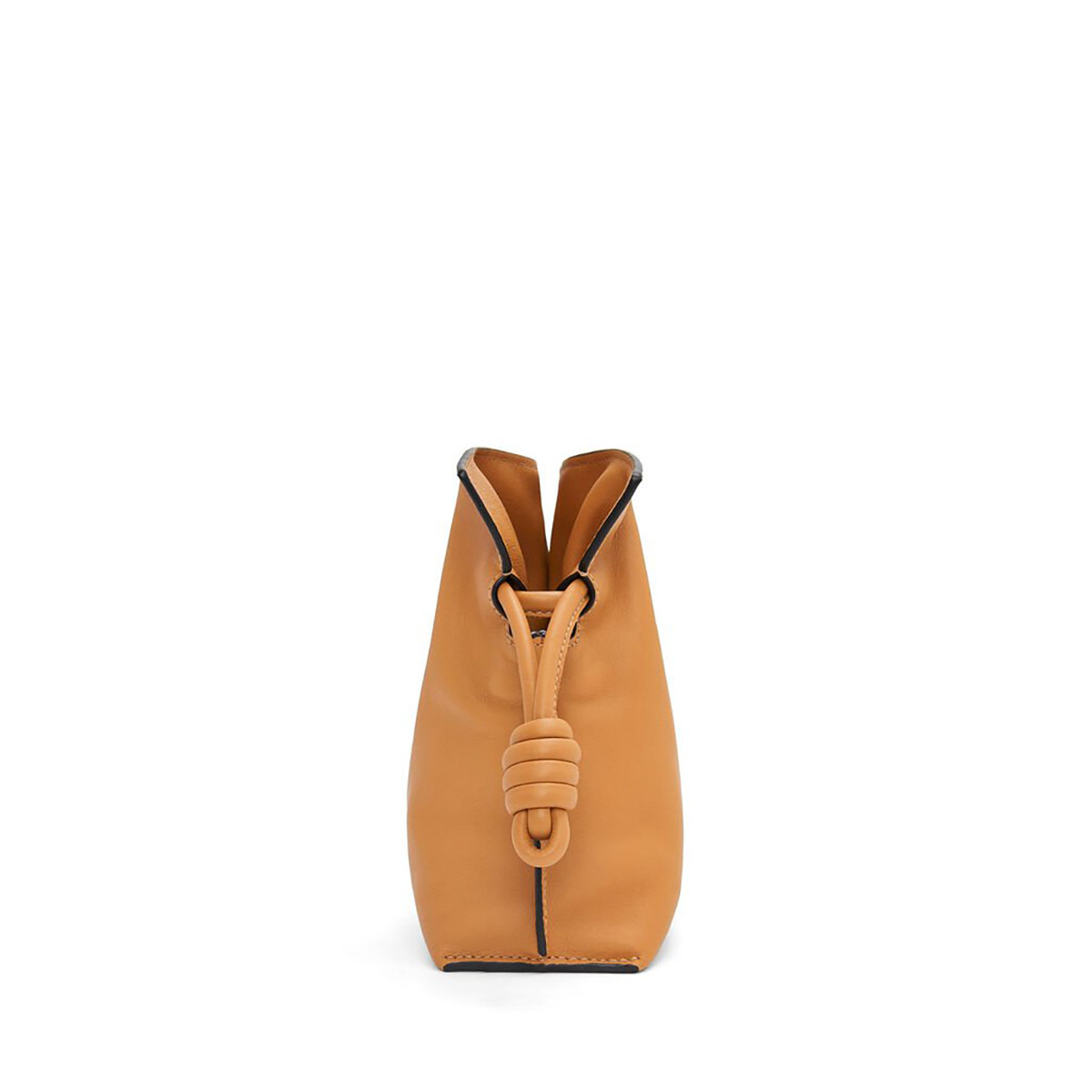 LOEWE Mini Flamenco Clutch Bag In Nappa Calfskin - Warm Desert