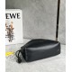 LOEWE Medium Flamenco Clutch Bag In Nappa Calfskin - Black