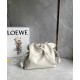 LOEWE Medium Flamenco Clutch Bag In Nappa Calfskin - Sea Salt