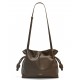 LOEWE Medium Flamenco Clutch Bag In Nappa Calfskin - Chocolate