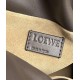 LOEWE Medium Flamenco Clutch Bag In Nappa Calfskin - Chocolate