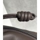 LOEWE Medium Flamenco Clutch Bag In Nappa Calfskin - Chocolate