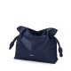 LOEWE Medium Flamenco Clutch Bag In Nappa Calfskin - Abyss Blue