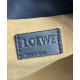 LOEWE Medium Flamenco Clutch Bag In Nappa Calfskin - Abyss Blue