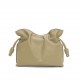 LOEWE Medium Flamenco Clutch Bag In Nappa Calfskin - Clay Green