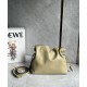 LOEWE Medium Flamenco Clutch Bag In Nappa Calfskin - Clay Green