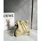 LOEWE Medium Flamenco Clutch Bag In Nappa Calfskin - Clay Green