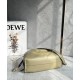 LOEWE Medium Flamenco Clutch Bag In Nappa Calfskin - Clay Green