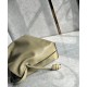 LOEWE Medium Flamenco Clutch Bag In Nappa Calfskin - Clay Green