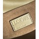 LOEWE Medium Flamenco Clutch Bag In Nappa Calfskin - Clay Green