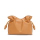 LOEWE Medium Flamenco Clutch Bag In Nappa Calfskin - Warm Desert