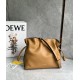 LOEWE Medium Flamenco Clutch Bag In Nappa Calfskin - Warm Desert