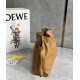 LOEWE Medium Flamenco Clutch Bag In Nappa Calfskin - Warm Desert