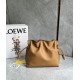 LOEWE Medium Flamenco Clutch Bag In Nappa Calfskin - Warm Desert