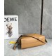 LOEWE Medium Flamenco Clutch Bag In Nappa Calfskin - Warm Desert