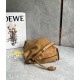 LOEWE Medium Flamenco Clutch Bag In Nappa Calfskin - Warm Desert