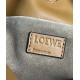 LOEWE Medium Flamenco Clutch Bag In Nappa Calfskin - Warm Desert