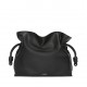 LOEWE Large Flamenco Clutch Bag In Nappa Calfskin - Black