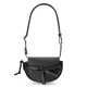 LOEWE Mini Gate Dual Bag In Soft Calfskin And Jacquard - Black