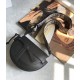 LOEWE Mini Gate Dual Bag In Soft Calfskin And Jacquard - Black