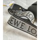 LOEWE Mini Gate Dual Bag In Soft Calfskin And Jacquard - Black