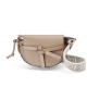 LOEWE Mini Gate Dual Bag In Soft Calfskin And Jacquard - Sand