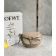 LOEWE Mini Gate Dual Bag In Soft Calfskin And Jacquard - Sand