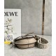 LOEWE Mini Gate Dual Bag In Soft Calfskin And Jacquard - Sand