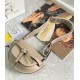 LOEWE Mini Gate Dual Bag In Soft Calfskin And Jacquard - Sand