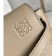 LOEWE Mini Gate Dual Bag In Soft Calfskin And Jacquard - Sand