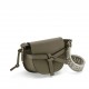 LOEWE Mini Gate Dual Bag In Soft Calfskin And Jacquard - Autumn Green