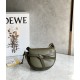 LOEWE Mini Gate Dual Bag In Soft Calfskin And Jacquard - Autumn Green