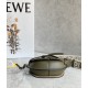 LOEWE Mini Gate Dual Bag In Soft Calfskin And Jacquard - Autumn Green