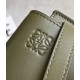 LOEWE Mini Gate Dual Bag In Soft Calfskin And Jacquard - Autumn Green